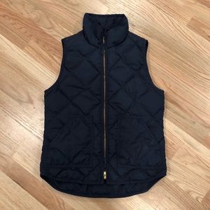 Jcrew quilted down puffer vest